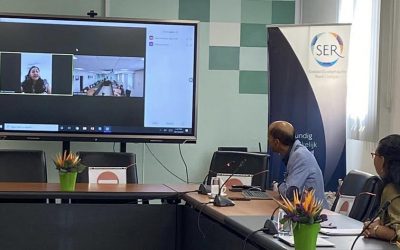 Virtueel kennismakingsgesprek met nieuwe voorzitter SER Suriname