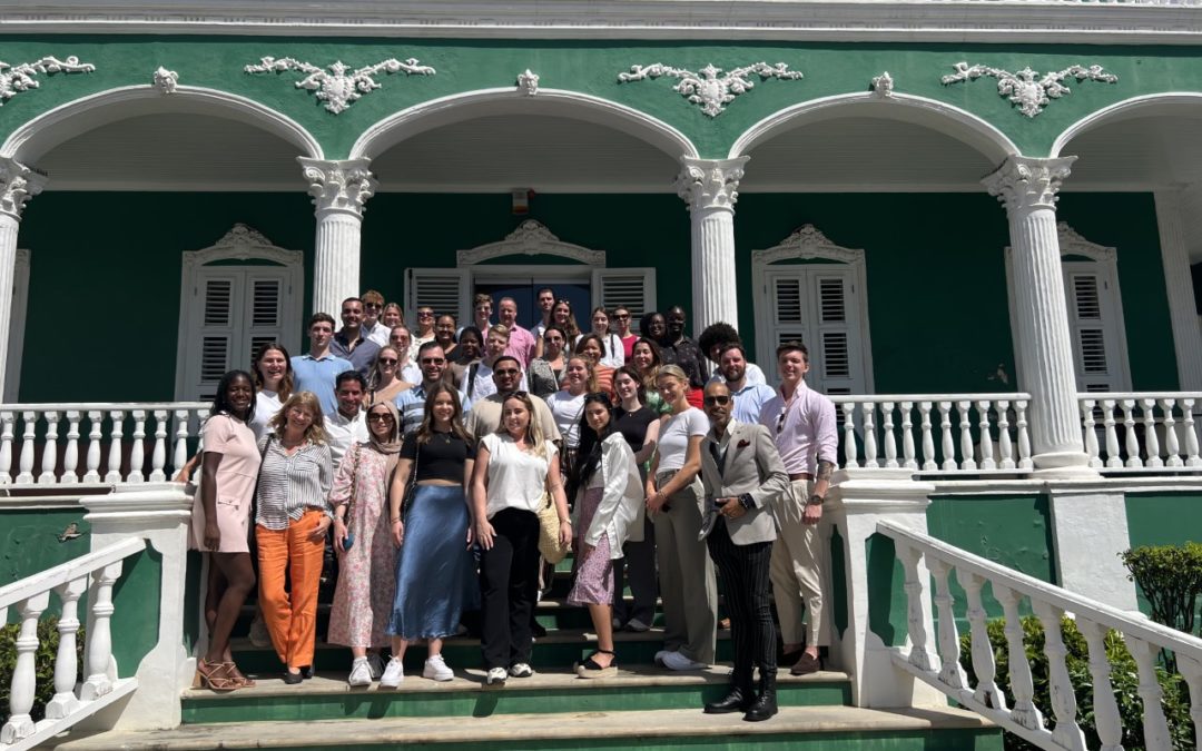 Visit by students of The Hague University of Applied Sciences to the Social and Economic Council (SER) of Curaçao