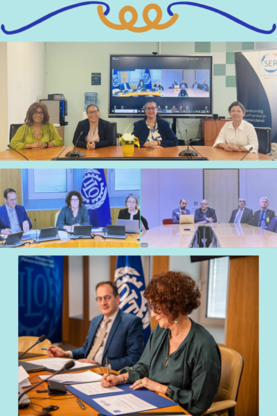 Nieuwe samenwerkingsovereenkomst tussen AICESIS en ILO bezegeld onder voorzitterschap van SER Curaçao